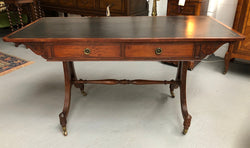 Regency Style 19th Century Leather Top Bureau | Antique & Vintage | Moonee Ponds Antiques | Australia Wide Delivery