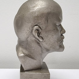 Unusual Aluminium Bust of Lenin. It is in good original condition and has been sourced locally. Please view photos as they help form part of the description.