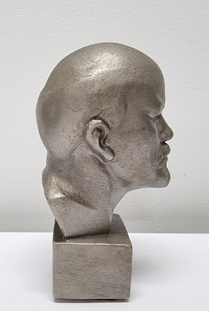 Unusual Aluminium Bust of Lenin. It is in good original condition and has been sourced locally. Please view photos as they help form part of the description.