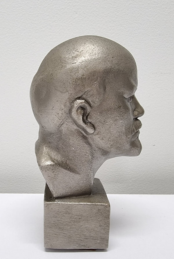 Unusual Aluminium Bust of Lenin. It is in good original condition and has been sourced locally. Please view photos as they help form part of the description.