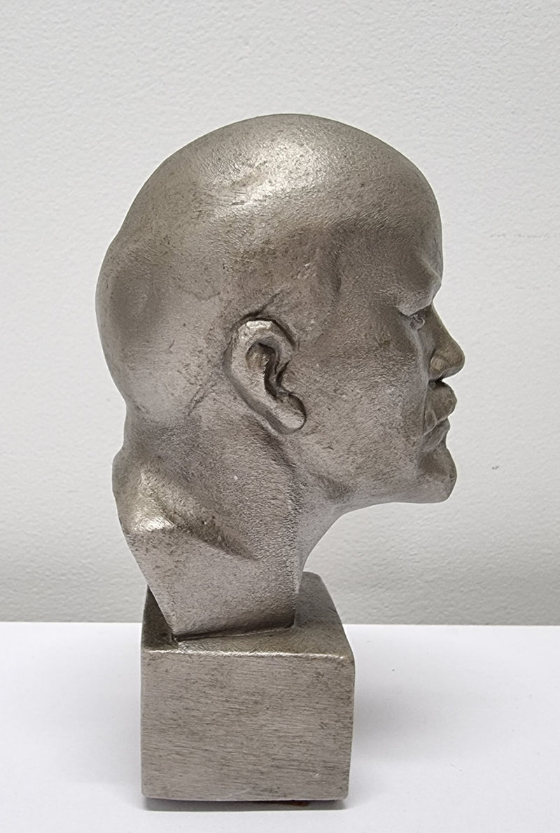 Unusual Aluminium Bust of Lenin. It is in good original condition and has been sourced locally. Please view photos as they help form part of the description.