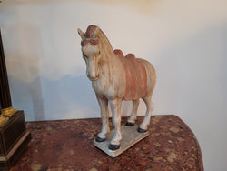 Detailed Terracotta Copy of Tang Dynasty Horse | Antique & Vintage | Moonee Ponds Antiques | Australia Wide Delivery