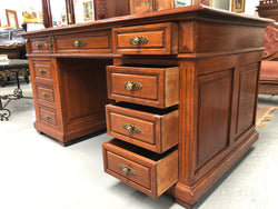Fabulous French Antique Partners Desk | Antique & Vintage | Moonee Ponds Antiques | Australia Wide Delivery
