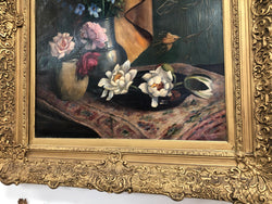 French Framed Still Life Painting | Antique & Vintage | Moonee Ponds Antiques | Australia Wide Delivery