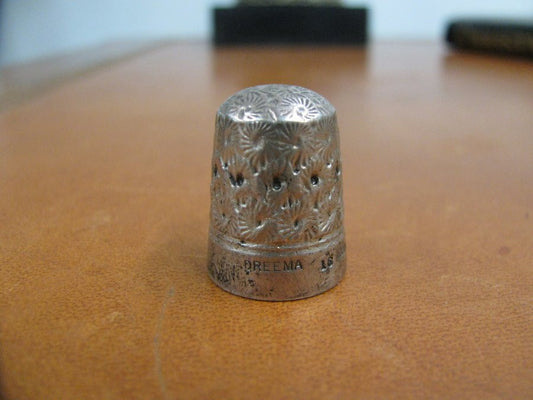 Dreema Pattern Sterling Silver Thimble