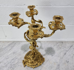 A Pretty 19th Century French Gilt Bronze Candelabra | Antique & Vintage | Moonee Ponds Antiques | Australia Wide Delivery