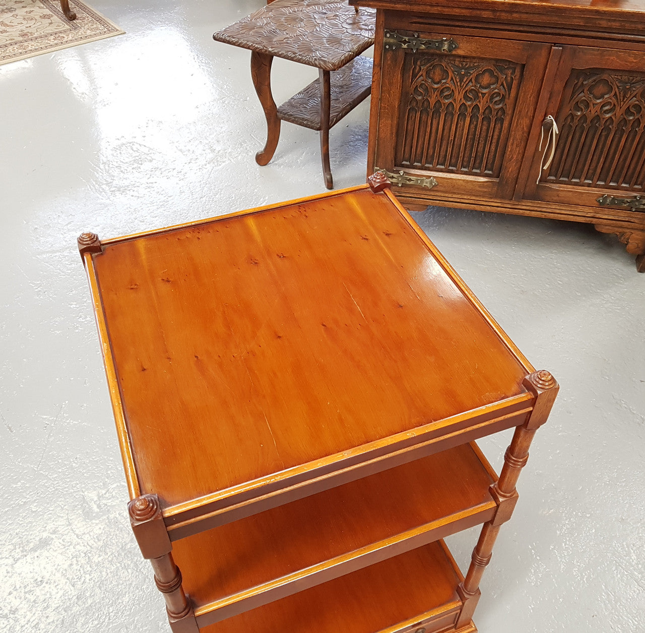 Vintage Huon Pine Occasional Table | Antique & Vintage | Moonee Ponds Antiques | Australia Wide Delivery