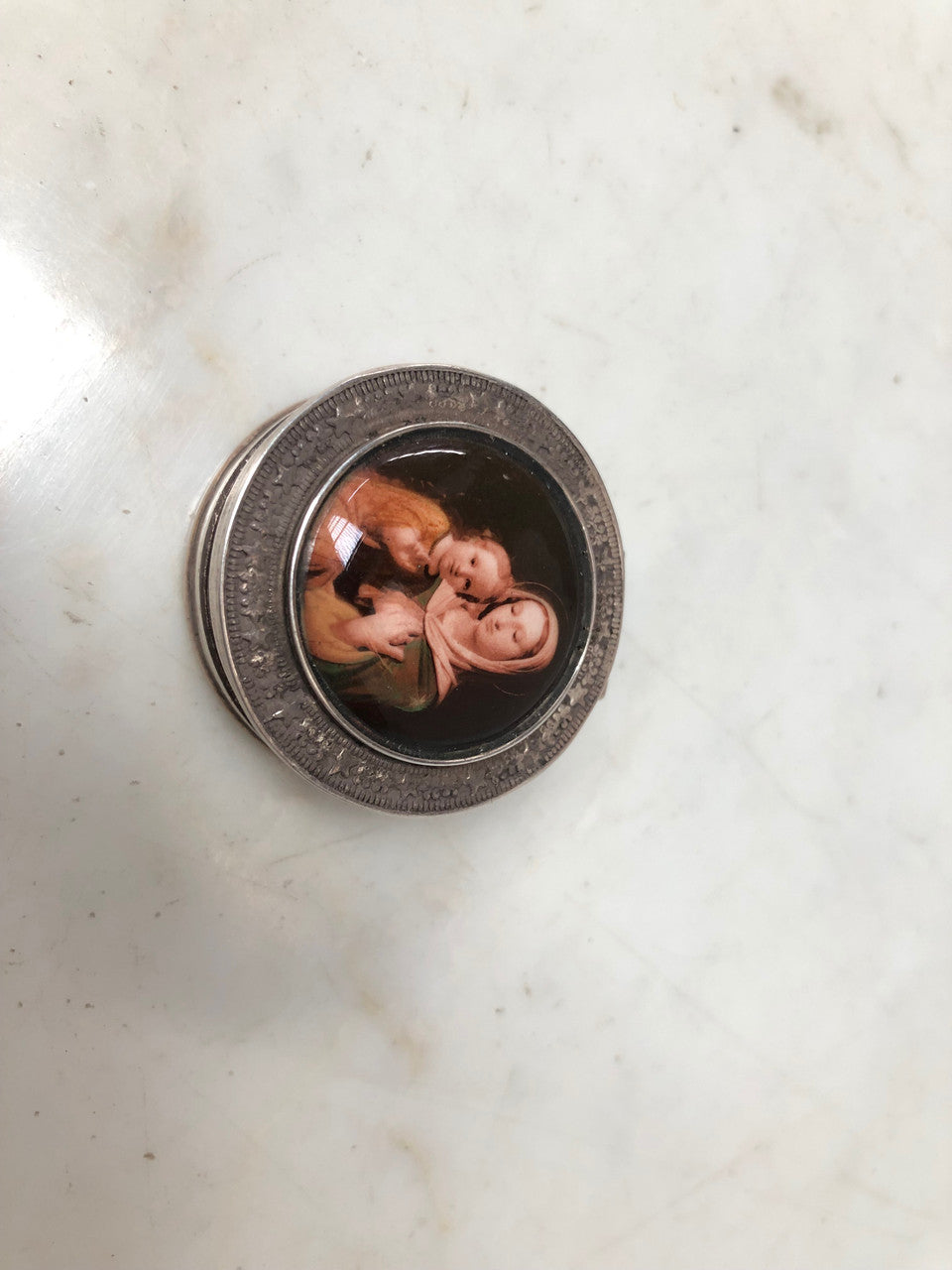 Antique Hand painted Rosary Box | Antique & Vintage | Moonee Ponds Antiques | Australia Wide Delivery