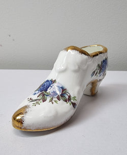 Pair of Royal Albert China 'Moonlight Rose' Shoes | Antique & Vintage | Moonee Ponds Antiques | Australia Wide Delivery