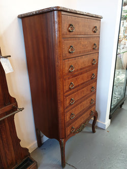 Louis XV Style Inlaid Marble Top Seminar | Antique & Vintage | Moonee Ponds Antiques | Australia Wide Delivery