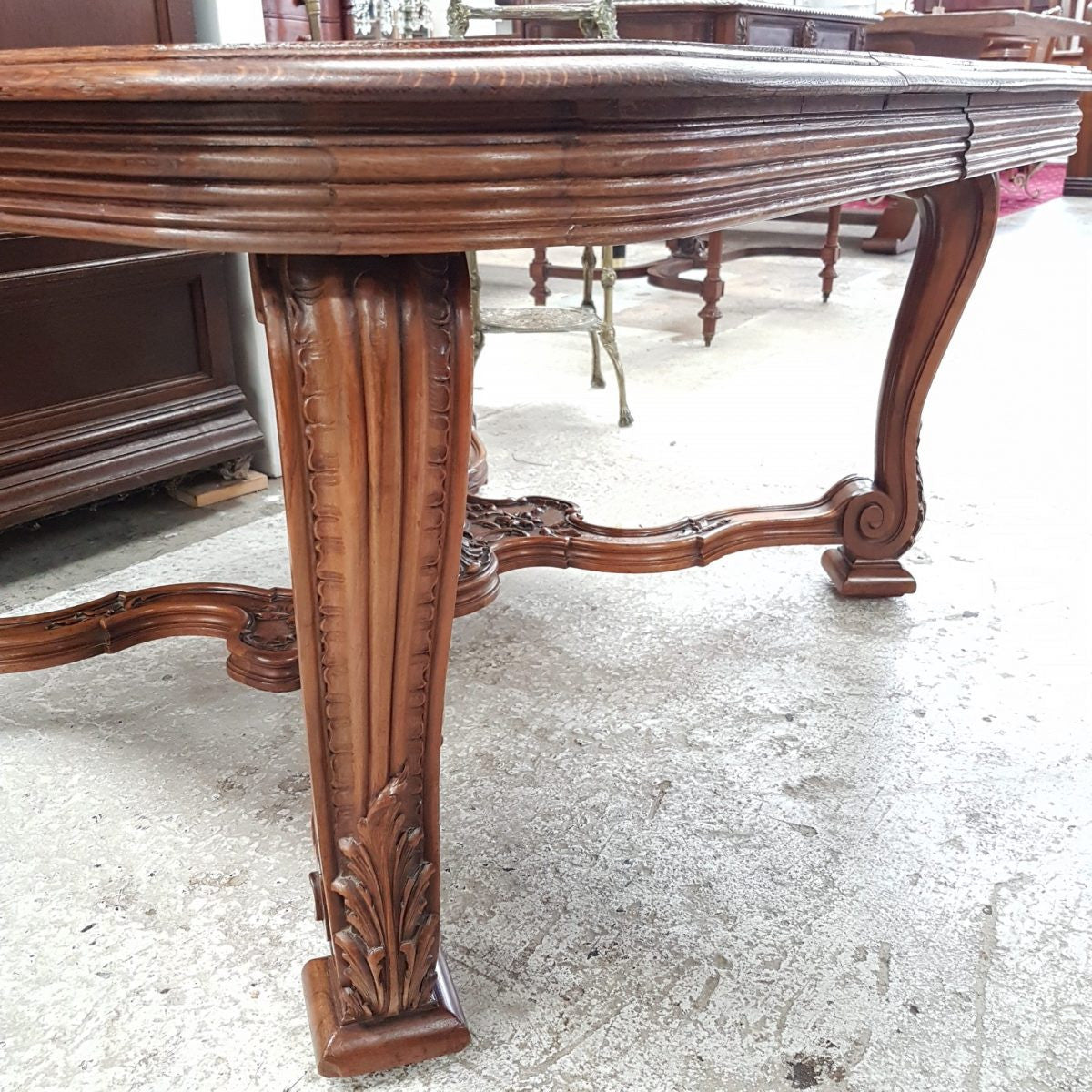 Converted French Walnut and Oak Coffee Table | Antique & Vintage | Moonee Ponds Antiques | Australia Wide Delivery