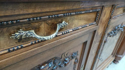 French Burr Walnut Buffet | Antique & Vintage | Moonee Ponds Antiques | Australia Wide Delivery