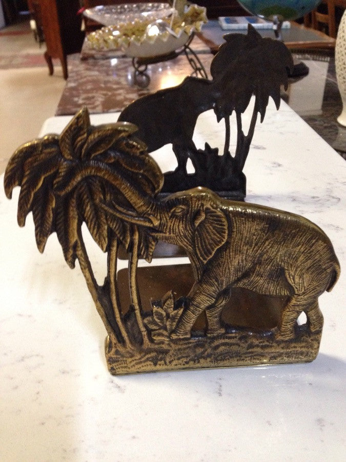 Pair Antique Brass Bookends | Antique & Vintage | Moonee Ponds Antiques | Australia Wide Delivery