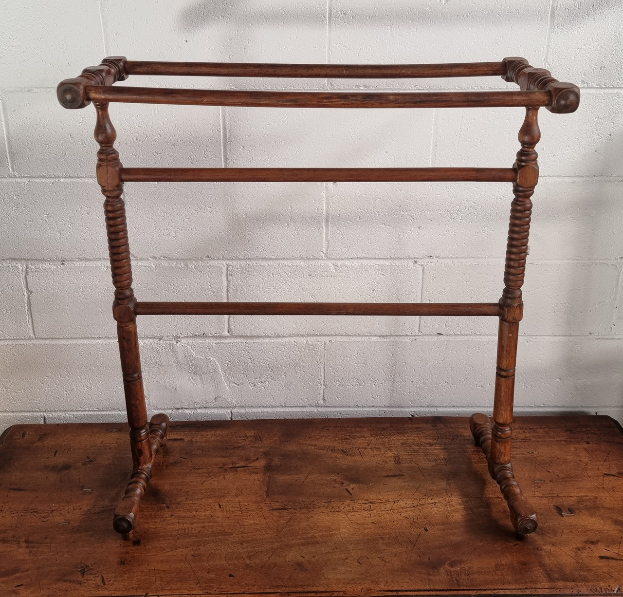 Beautiful Antique Cedar Towel Rail