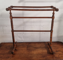 Beautiful Antique Cedar Towel Rail | Antique & Vintage | Moonee Ponds Antiques | Australia Wide Delivery