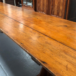 Australian Pine Trestle Style Table