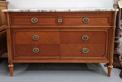 Louis XVI Style Mahogany Marble Top Cupboard | Antique & Vintage | Moonee Ponds Antiques | Australia Wide Delivery