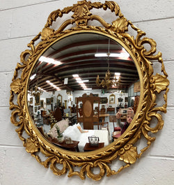 Fabulous French Gilt Convex Mirror | Antique & Vintage | Moonee Ponds Antiques | Australia Wide Delivery
