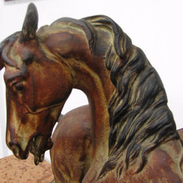 French Art Deco Horse Statue