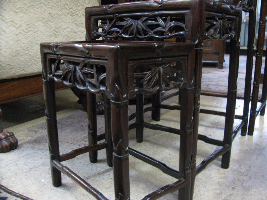 Chinese Rosewood Nest Tables