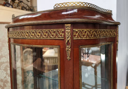 French Louis XV Style Vitrine with Curved Glass | Antique & Vintage | Moonee Ponds Antiques | Australia Wide Delivery