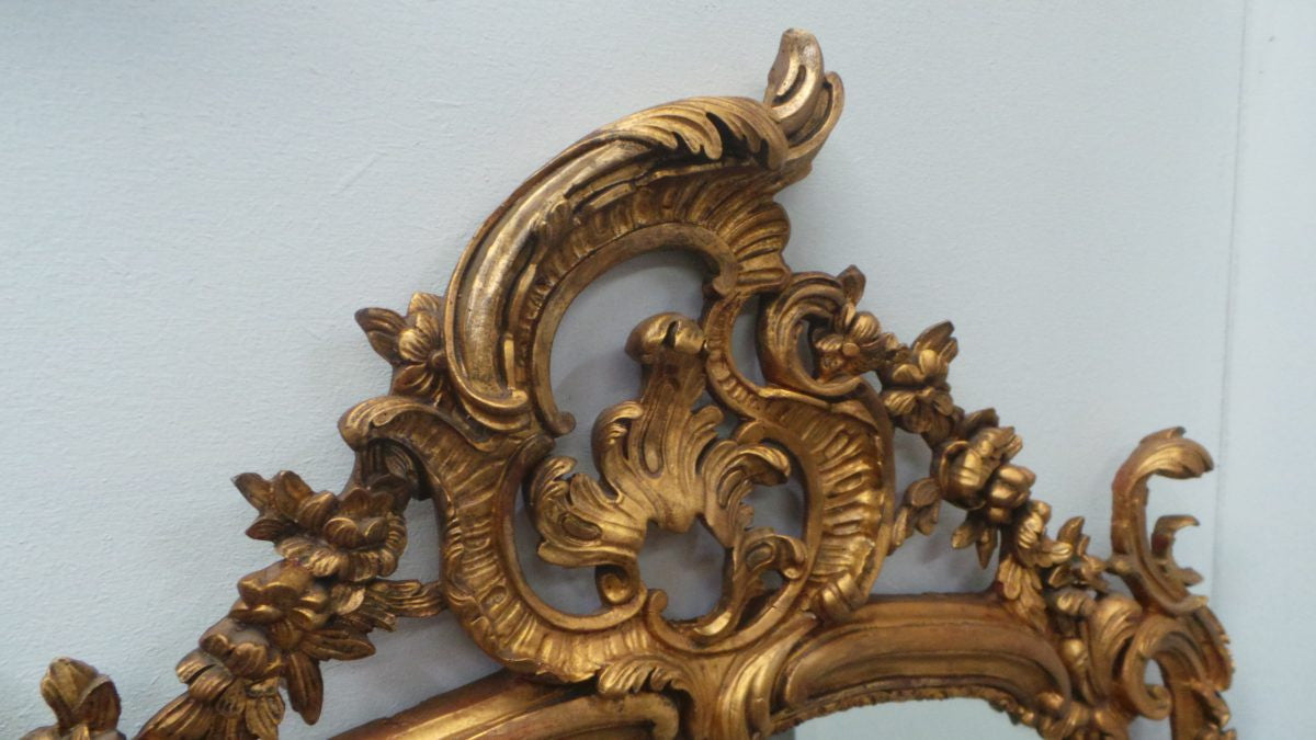 An Early 19 th Century Rare Rococo Highly Decorative Large Mirror | Antique & Vintage | Moonee Ponds Antiques | Australia Wide Delivery
