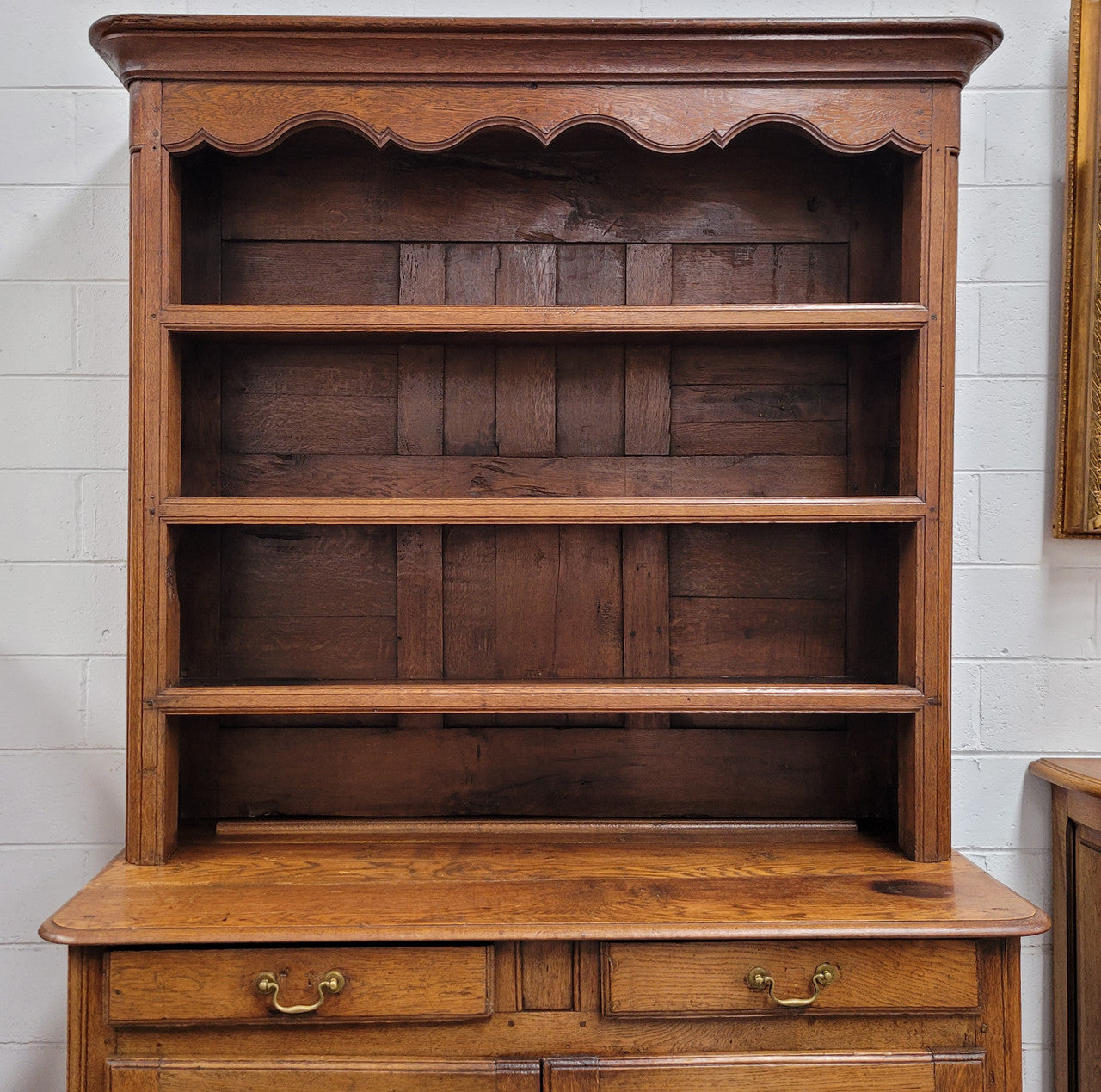 18th Century Louis XV Style French Oak Vaisselier Dresser