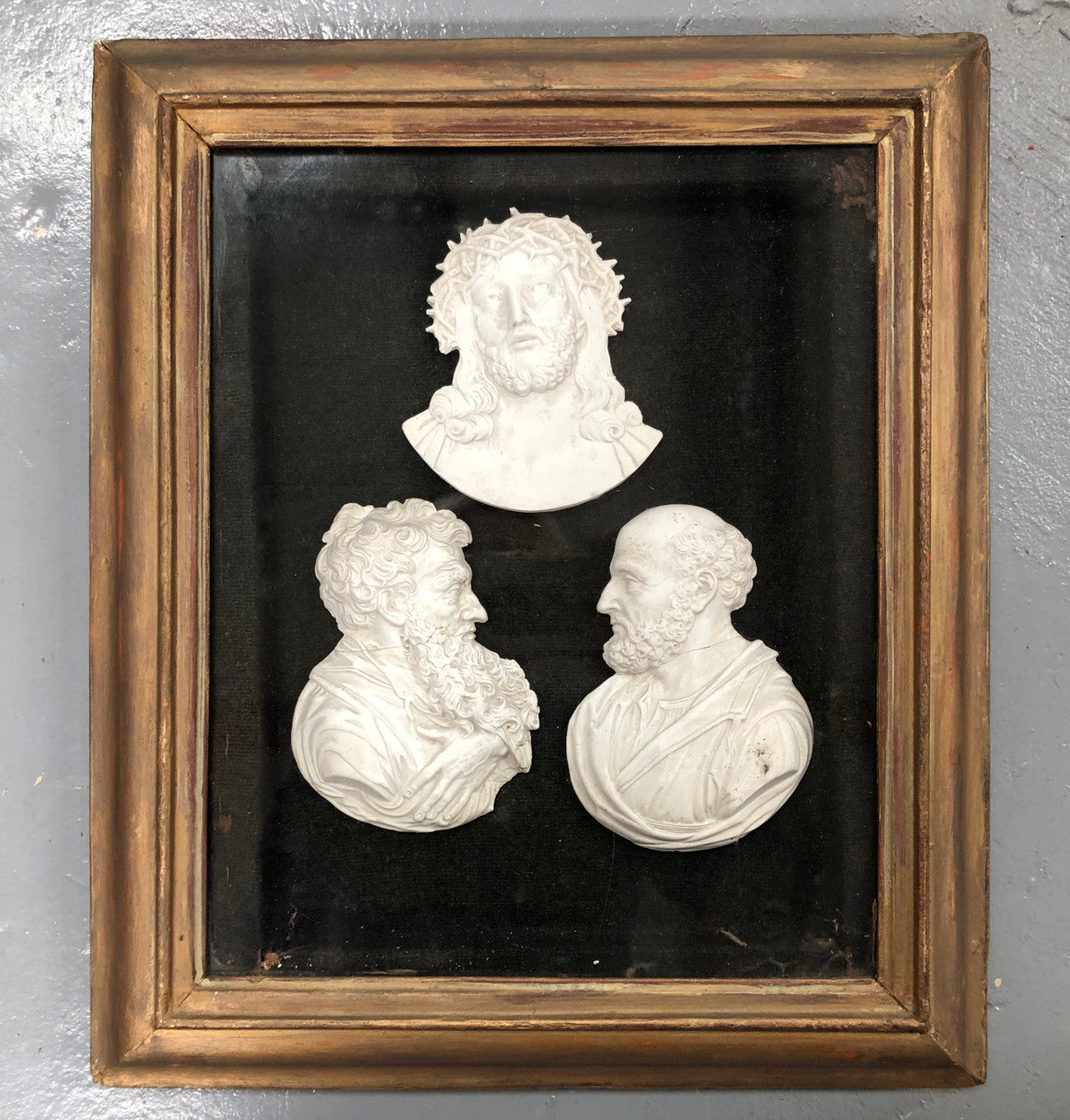 Very Interesting Framed Plaster Cameos | Antique & Vintage | Moonee Ponds Antiques | Australia Wide Delivery