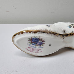 Pair of Royal Albert China 'Moonlight Rose' Shoes | Antique & Vintage | Moonee Ponds Antiques | Australia Wide Delivery