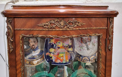 Stunning French Louis XV Style Walnut & Ormolu Vitrine | Antique & Vintage | Moonee Ponds Antiques | Australia Wide Delivery