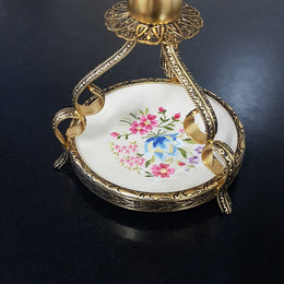 Vintage Gilt Brass Candlestick Holder
