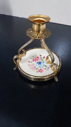 Vintage Gilt Brass Candlestick Holder | Antique & Vintage | Moonee Ponds Antiques | Australia Wide Delivery