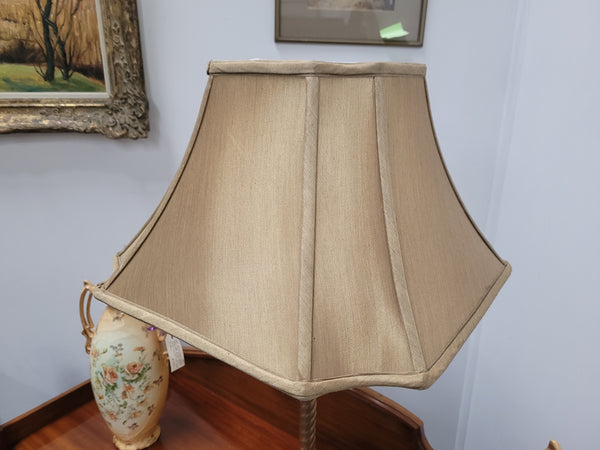 Gold coloured “Laura Ashley” lamp base with gold shade. It is in good original condition please view photos as they help form part of the description.