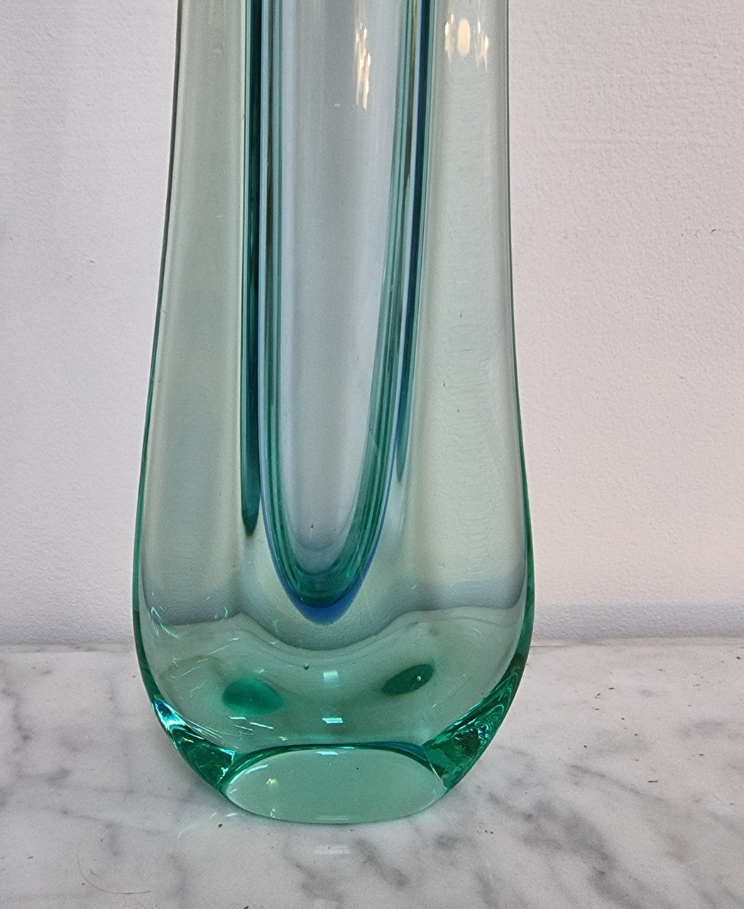 Beautiful Green Murano Style Glass Vase | Antique & Vintage | Moonee Ponds Antiques | Australia Wide Delivery