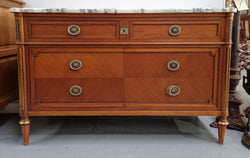 Louis XVI Style Mahogany Marble Top Cupboard | Antique & Vintage | Moonee Ponds Antiques | Australia Wide Delivery