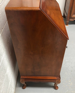 Chippendale Style Walnut & Burr Walnut Writing Bureau | Antique & Vintage | Moonee Ponds Antiques | Australia Wide Delivery