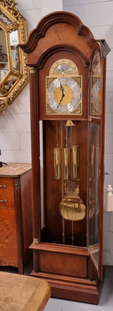 Howard Miller Grandfather "The Durham" Clock Model 610-292. In good original condition and comes with original directions, warranty card and registration card.