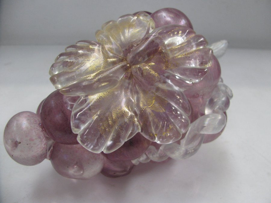 Pink Murano Glass Grapes