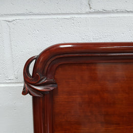 Victorian Mahogany King Size Bed Head