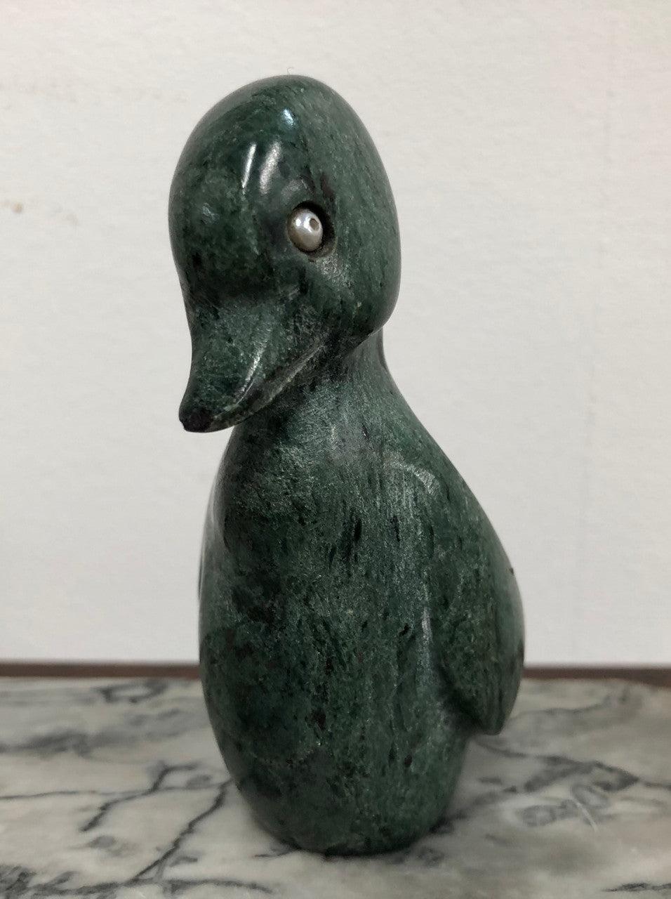 Delightful Carved Chinese Soapstone figure of a Duck | Antique & Vintage | Moonee Ponds Antiques | Australia Wide Delivery