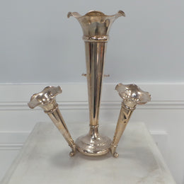 Lovely Sterling Silver Four Trumpet Epergne
