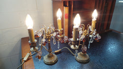 Pair of French Bronze Gilt Girandole Candelabras | Antique & Vintage | Moonee Ponds Antiques | Australia Wide Delivery