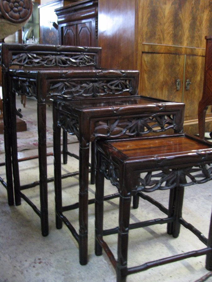 Chinese Rosewood Nest Tables