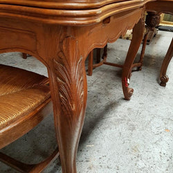 French Louis XV Parquetry Style Dining Table | Antique & Vintage | Moonee Ponds Antiques | Australia Wide Delivery