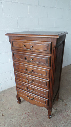 Fabulous French Oak Set Of Six Drawers | Antique & Vintage | Moonee Ponds Antiques | Australia Wide Delivery