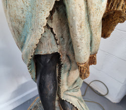 French 19th Century Blackamoor Lamp Of Grand Proportions | Antique & Vintage | Moonee Ponds Antiques | Australia Wide Delivery