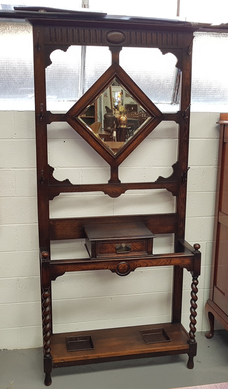 Antique Jacobean Hall Stand