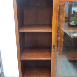 Arts And Crafts Black Wood Cabinet