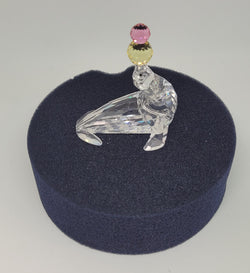 Swarovski Crystal Juggling Seal | Antique & Vintage | Moonee Ponds Antiques | Australia Wide Delivery