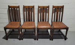 Fabulous Small Oak Extension Table & Four Dinning Chairs | Antique & Vintage | Moonee Ponds Antiques | Australia Wide Delivery
